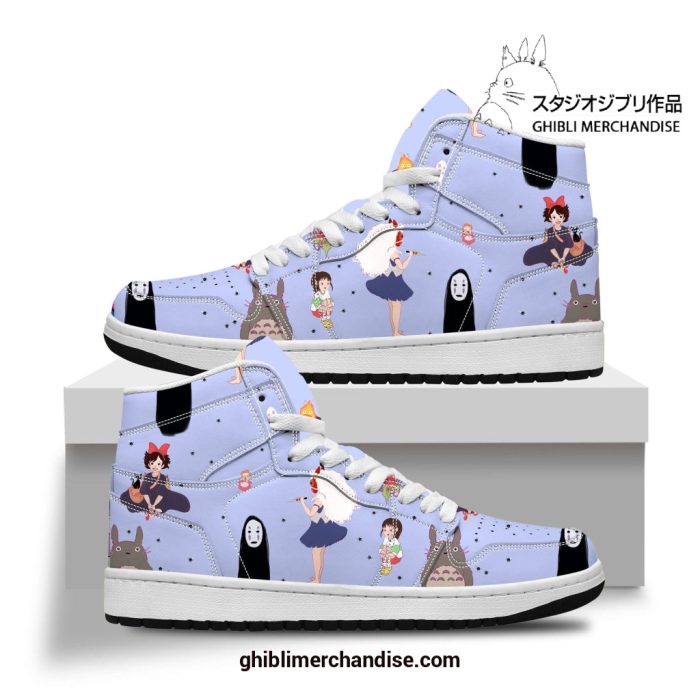 Ghibli Characters Light Blue Aj Shoes Air Force