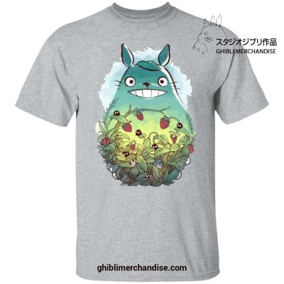 Green Garden Mug In Totoro T-Shirt Gray / S
