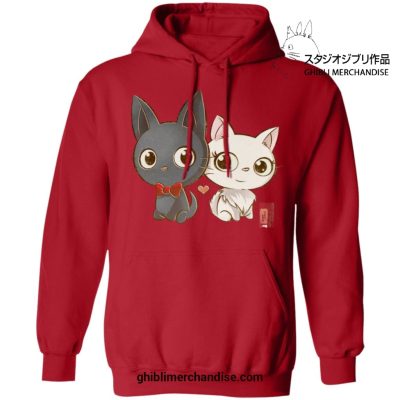 Jiji And Lily Chibi Style Hoodie Red / S