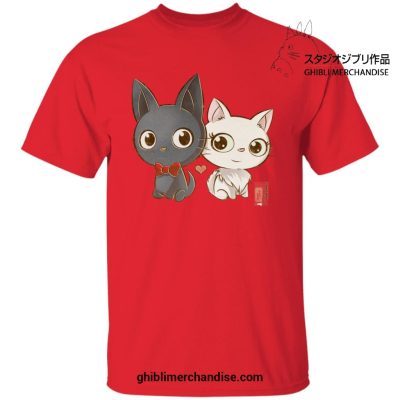 Jiji And Lily Chibi Style T-Shirt Red / S