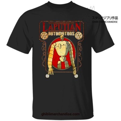 Laputa: Castle In The Sky Robot Automatons T-Shirt Black / S
