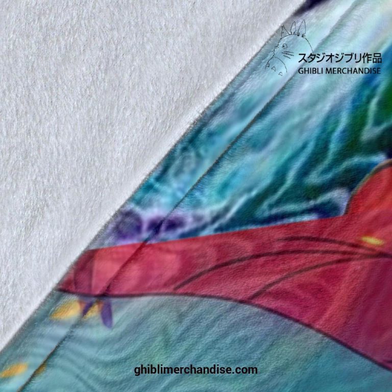 Magical Ponyo Blanket Studio Ghibli Store