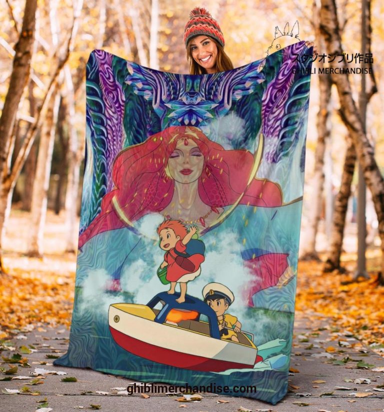 Magical Ponyo Blanket - Studio Ghibli Store