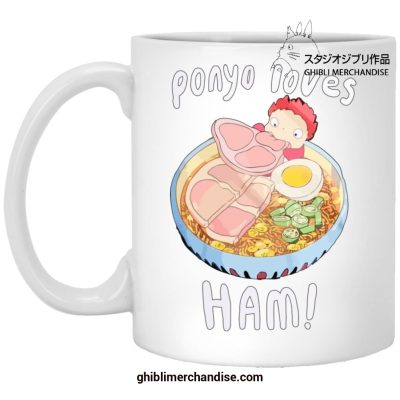 Ponyo Loves Ham Mug