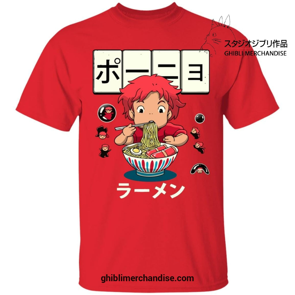 GOERTPO Ponyo Goldfish Ramen Men's T-Shirt 