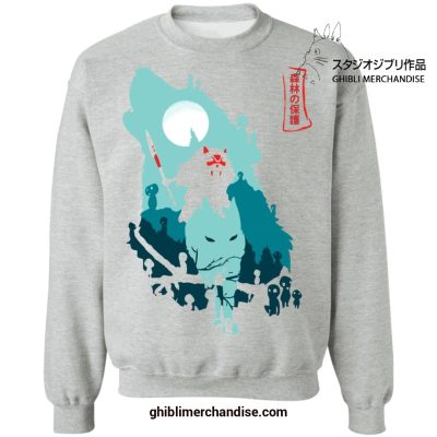 Princess Mononoke Forest Guardians Sweatshirt Gray / S
