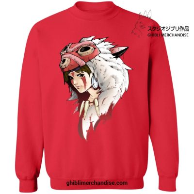 Princess Mononoke San Sweatshirt Red / S