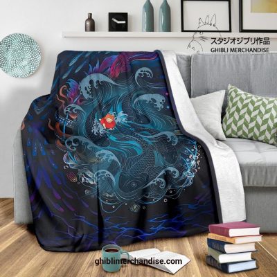 Sea Creatures Ponyo Blanket