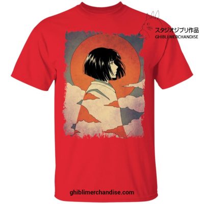 Spirited Away Haku Classic Art T-Shirt Red / S
