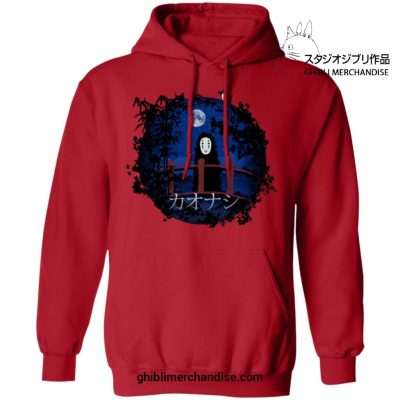 Spirited Away No Face By The Blue Moon Hoodie Red / S