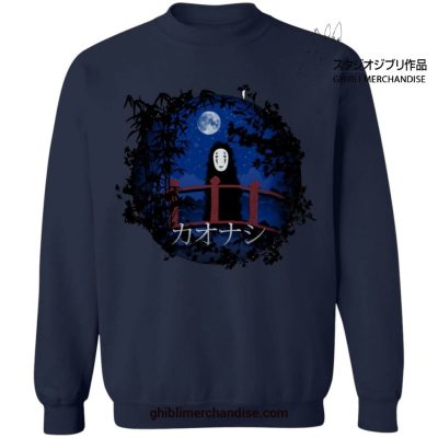 Spirited Away No Face By The Blue Moon Sweatshirt Navy / S