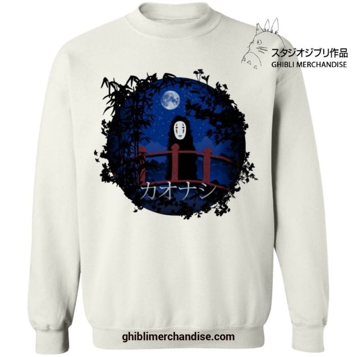 Spirited Away No Face By The Blue Moon Sweatshirt White / S