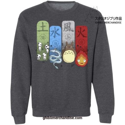 Studio Ghibli Elemental Sweatshirt Gray / S