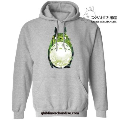 The Green Totoro Hoodie Gray / S