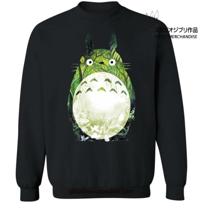 The Green Totoro Sweatshirt Black / S