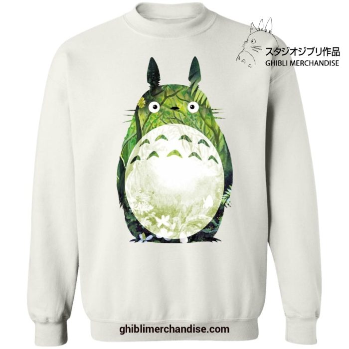 The Green Totoro Sweatshirt White / S