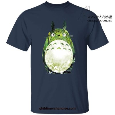 The Green Totoro T-Shirt Navy Blue / S