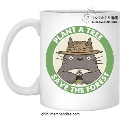Totoro Plant A Tree - Save The Forest Mug