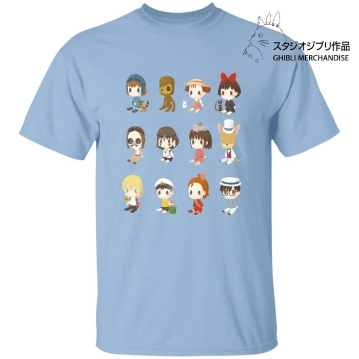 Ghibli Characters Cute Collection T Shirt