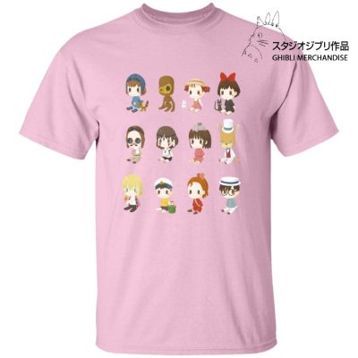 Ghibli Characters Cute Collection T Shirt