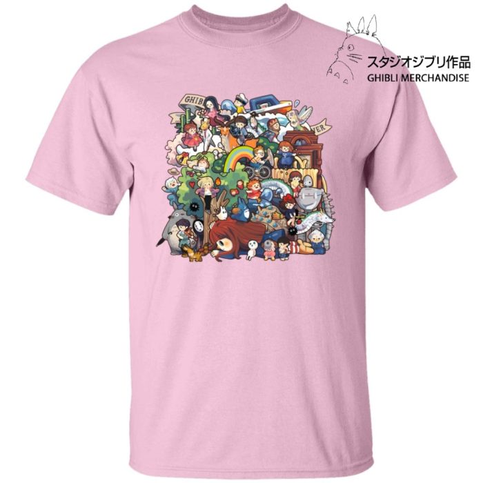 Ghibli Studio All Characters T Shirt