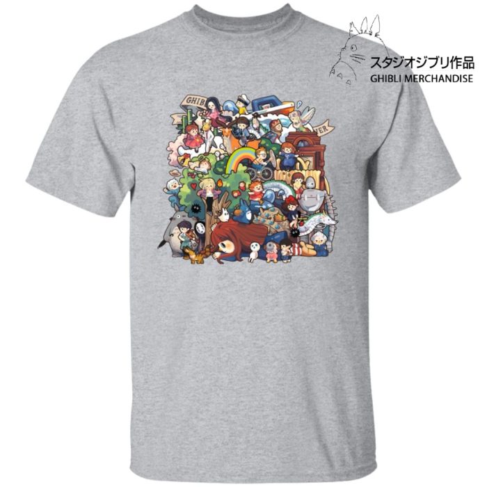 Ghibli Studio All Characters T Shirt