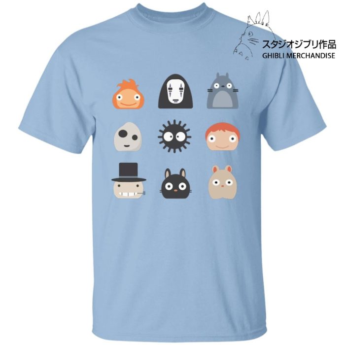 Ghibli Studio Characters Chibi T Shirt