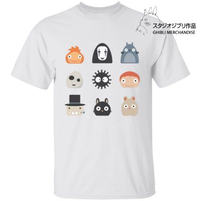 Ghibli Studio Characters Chibi T Shirt