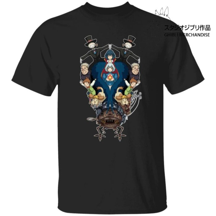 Howl’s Moving Castle Characters Mirror T Shirt