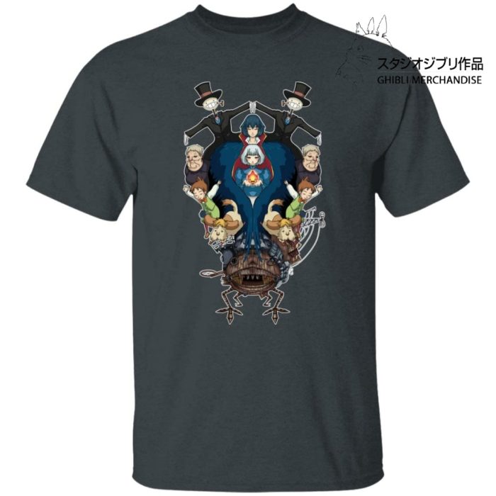 Howl’s Moving Castle Characters Mirror T Shirt