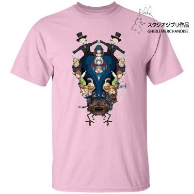 Howl’s Moving Castle Characters Mirror T Shirt