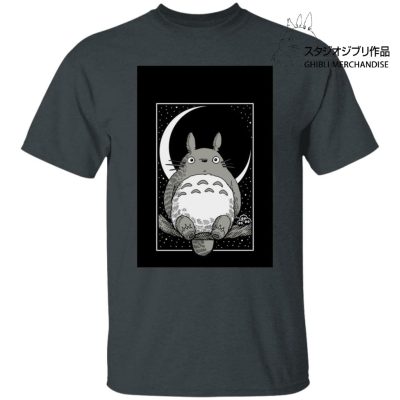 My Neighbor Totoro by the Moon Black & White T Shirt Unisex