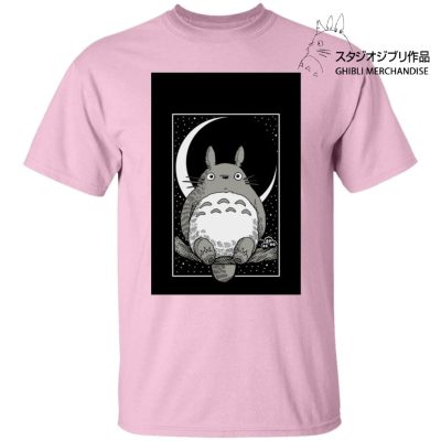 My Neighbor Totoro by the Moon Black & White T Shirt Unisex