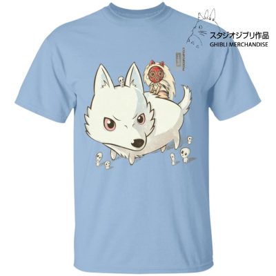 Princess Mononoke and The Wolf Cute Chibi Version T Shirt