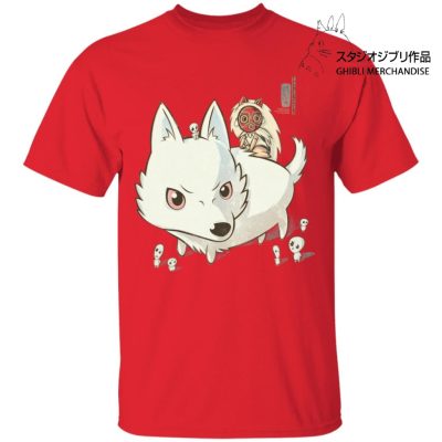 Princess Mononoke and The Wolf Cute Chibi Version T Shirt