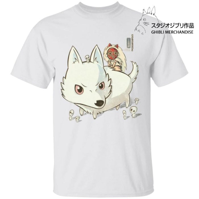 Princess Mononoke and The Wolf Cute Chibi Version T Shirt