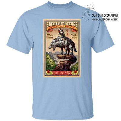 Princess Mononoke and The Wolf on Top T Shirt