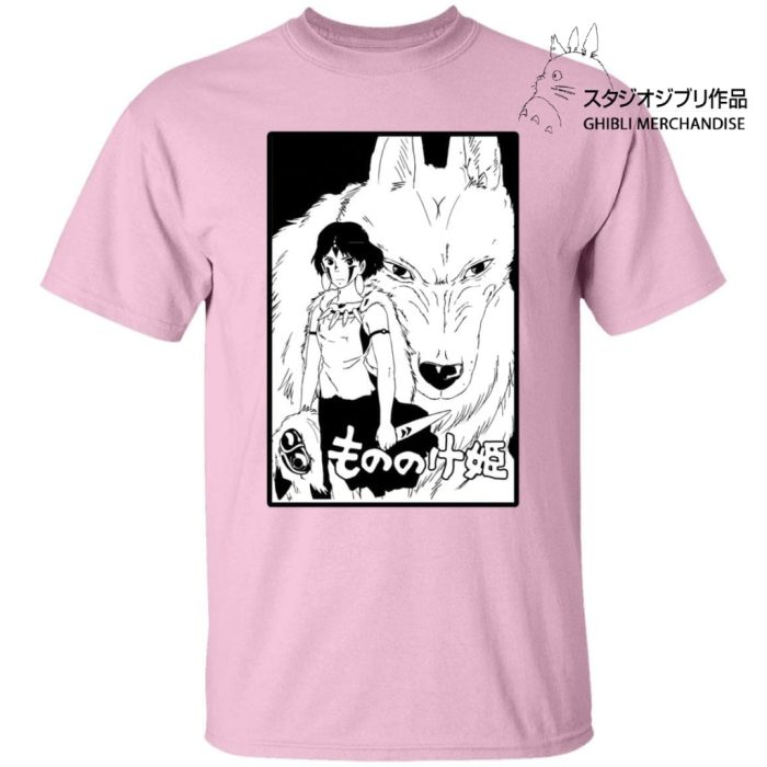 Princess Mononoke Black & White T Shirt Unisex