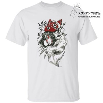 Princess Mononoke Black and White Fanart T Shirt