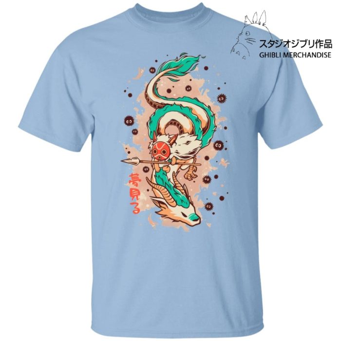 Princess Mononoke on the Dragon T Shirt