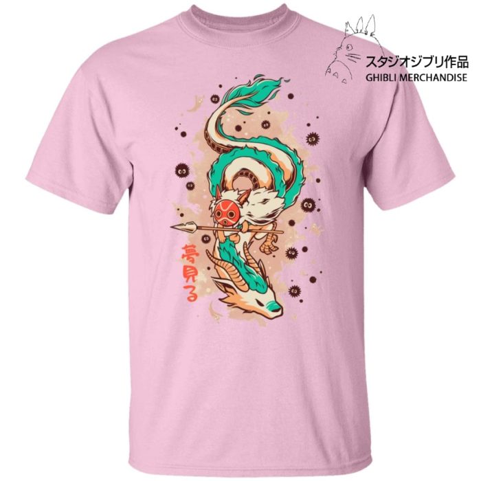 Princess Mononoke on the Dragon T Shirt