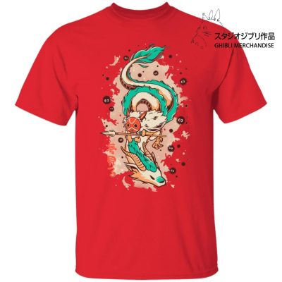 Princess Mononoke on the Dragon T Shirt