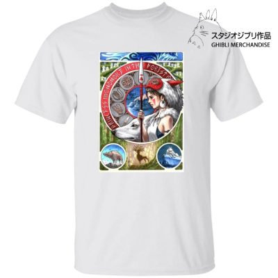 Princess Mononoke Portrait Art T Shirt