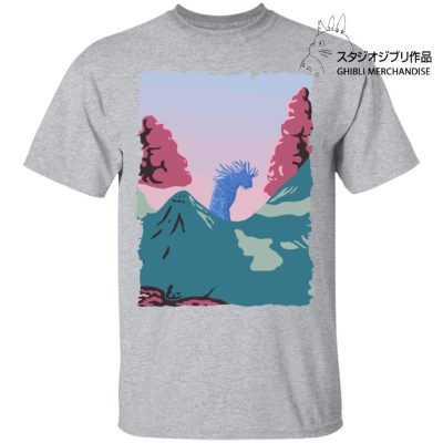 Princess Mononoke - Shishigami Night time T Shirt Unisex