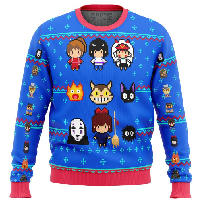 35618 men sweatshirt front 110 - Studio Ghibli Store