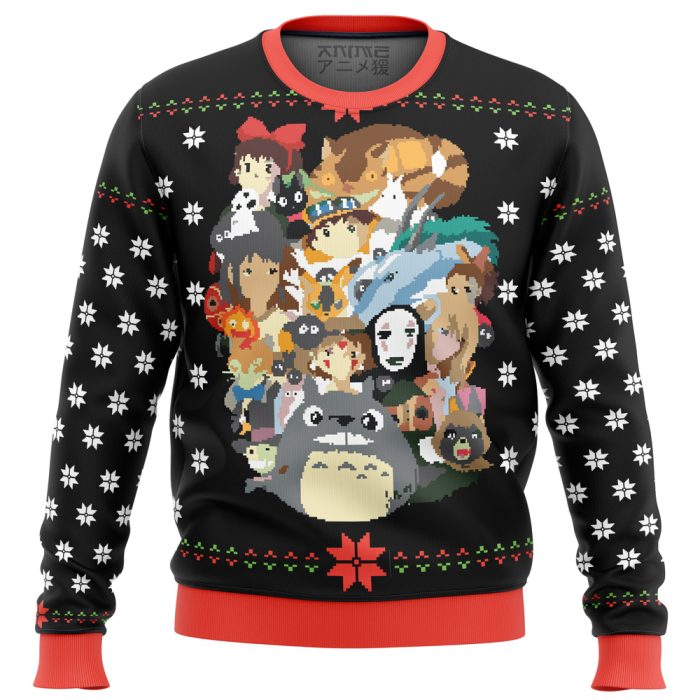 35618 men sweatshirt front 117 - Studio Ghibli Store
